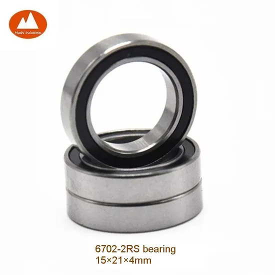 15*21*4mm 6702RS 6702rz 6702DDU 6702VV 6702 2RS RS 2rz Rz 2RS1 DDU Du VV V Llu Ll 2nsl Rubber Seals Metric Thin